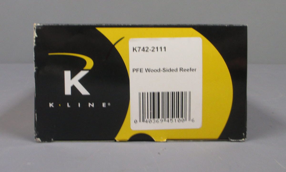 K-Line K742-2111 O Gauge Pacific Fruit Express Woodside Refrigerator Car #92788 LN/Box