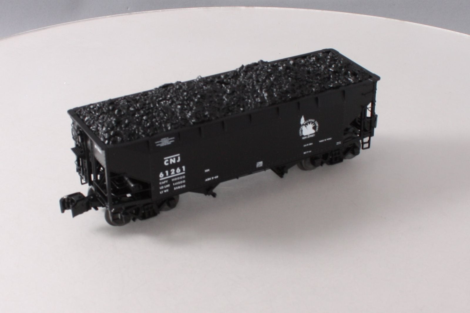 Lionel 6-17068 O Gauge Jersey Central Offset Hopper Car #61261 LN/Box