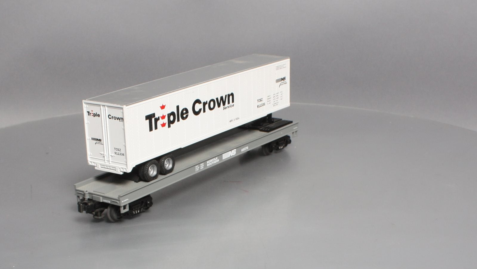 MTH 20-98116 O Norfolk Southern Flatcar with 48' Trailer #60370 LN/Box