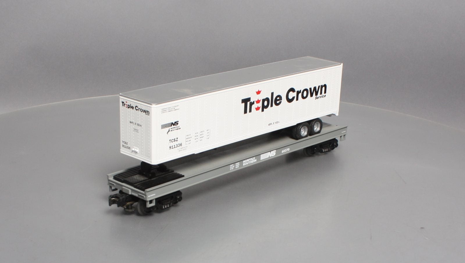 MTH 20-98116 O Norfolk Southern Flatcar with 48' Trailer #60370 LN/Box