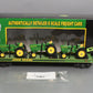 MTH 20-98361 O Gauge John Deere Flat Car w/ Three 4010 Tractors LN/Box