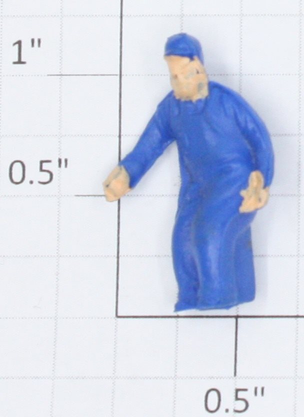 Lionel 356-28MB Blue Baggage Cart Figure