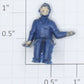 Lionel 50-76M Blue Seated Metal Gang Car Crew Man Figure w/ Painted Face