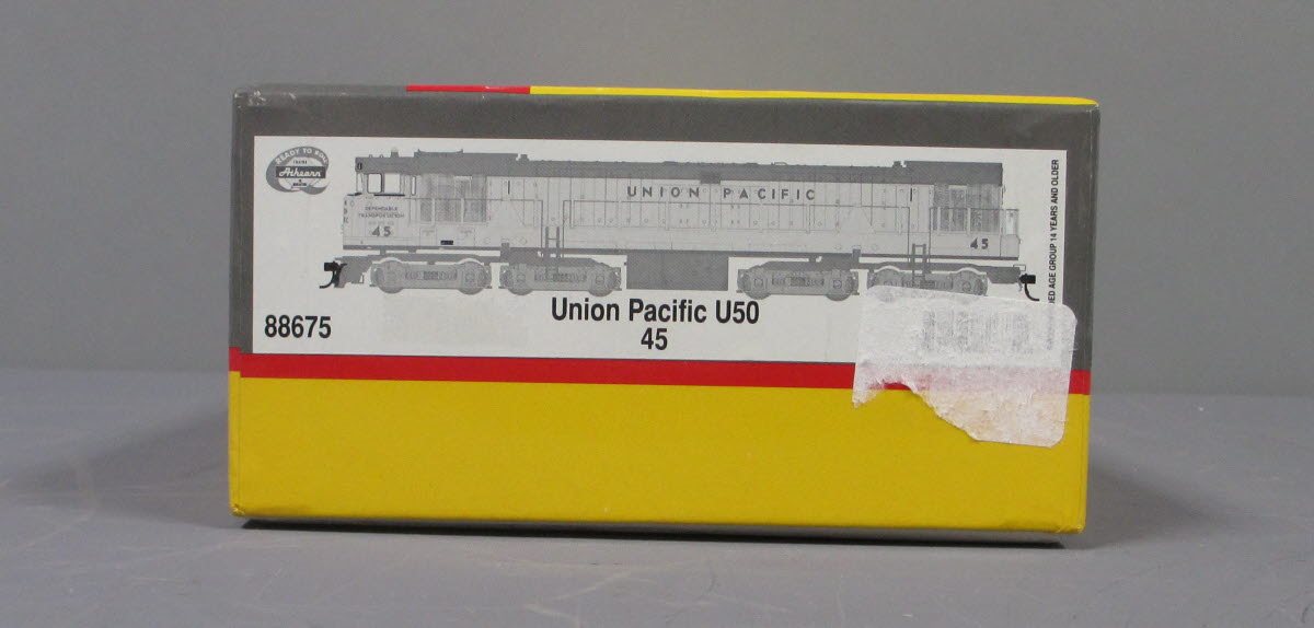 Athearn 88675 HO Scale Union Pacific U50 Diesel Locomotive #45 LN/Box