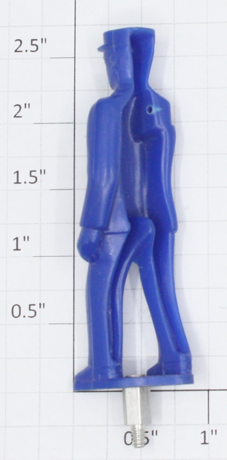 Lionel 145-27 Blue Gateman Figure without Arm or Lantern-Has Screw