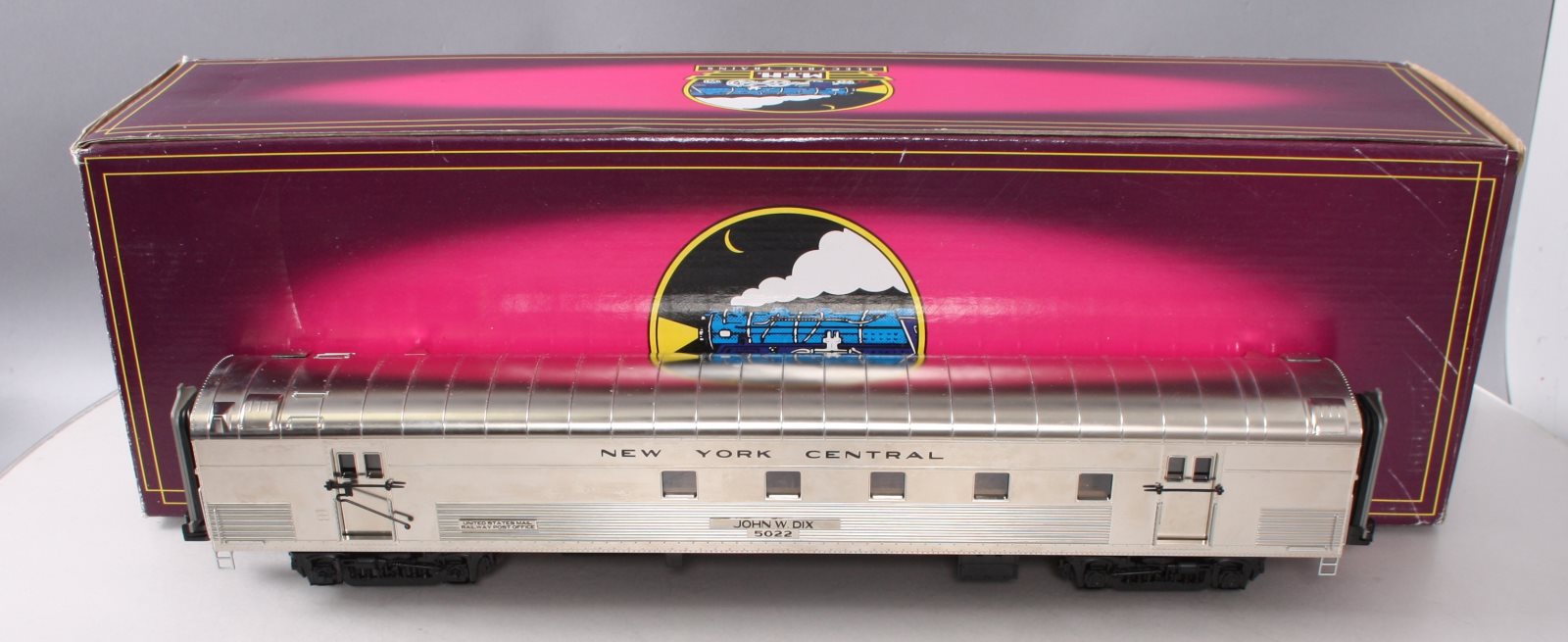MTH 20-68146 O Gauge New York Central 70' RPO Passenger Car (Ribbed)