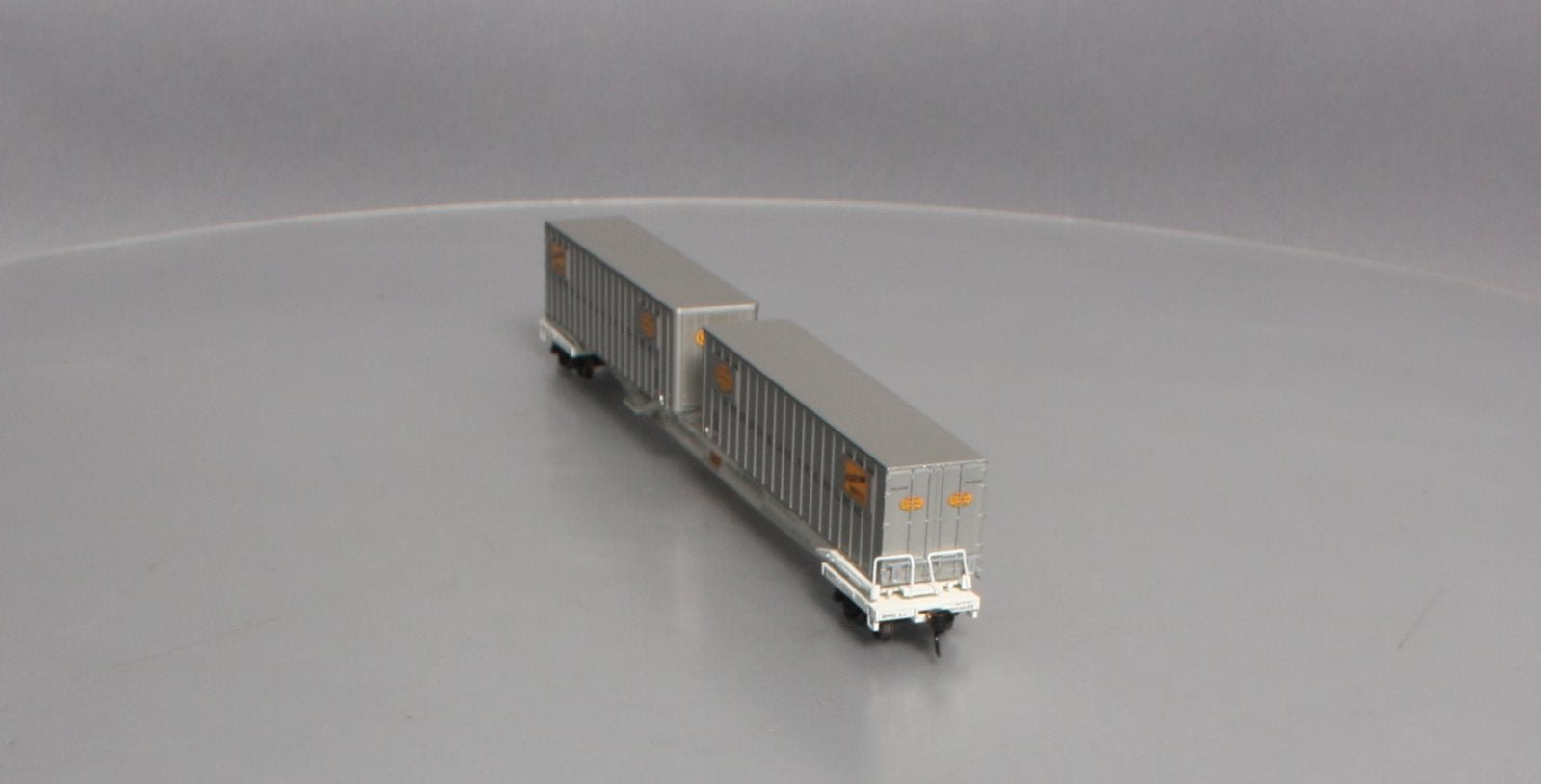 Walthers 932-40853 HO P&L.E Flexi-Van Flat Car With Trailer #504225 LN