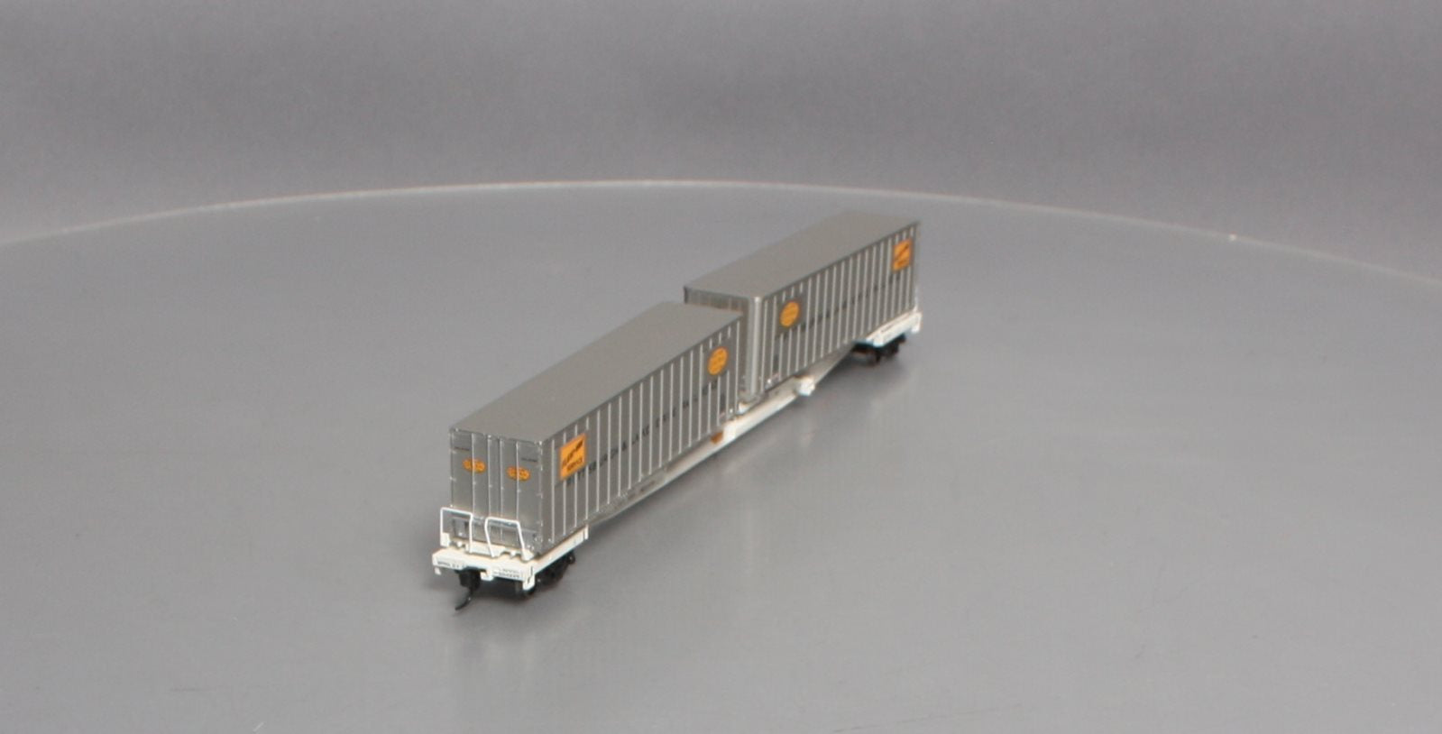 Walthers 932-40853 HO P&L.E Flexi-Van Flat Car With Trailer #504225 LN