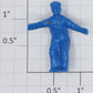 Lionel 3464-17 Blue Unpainted Operating Boxcar Figure with Arms Out