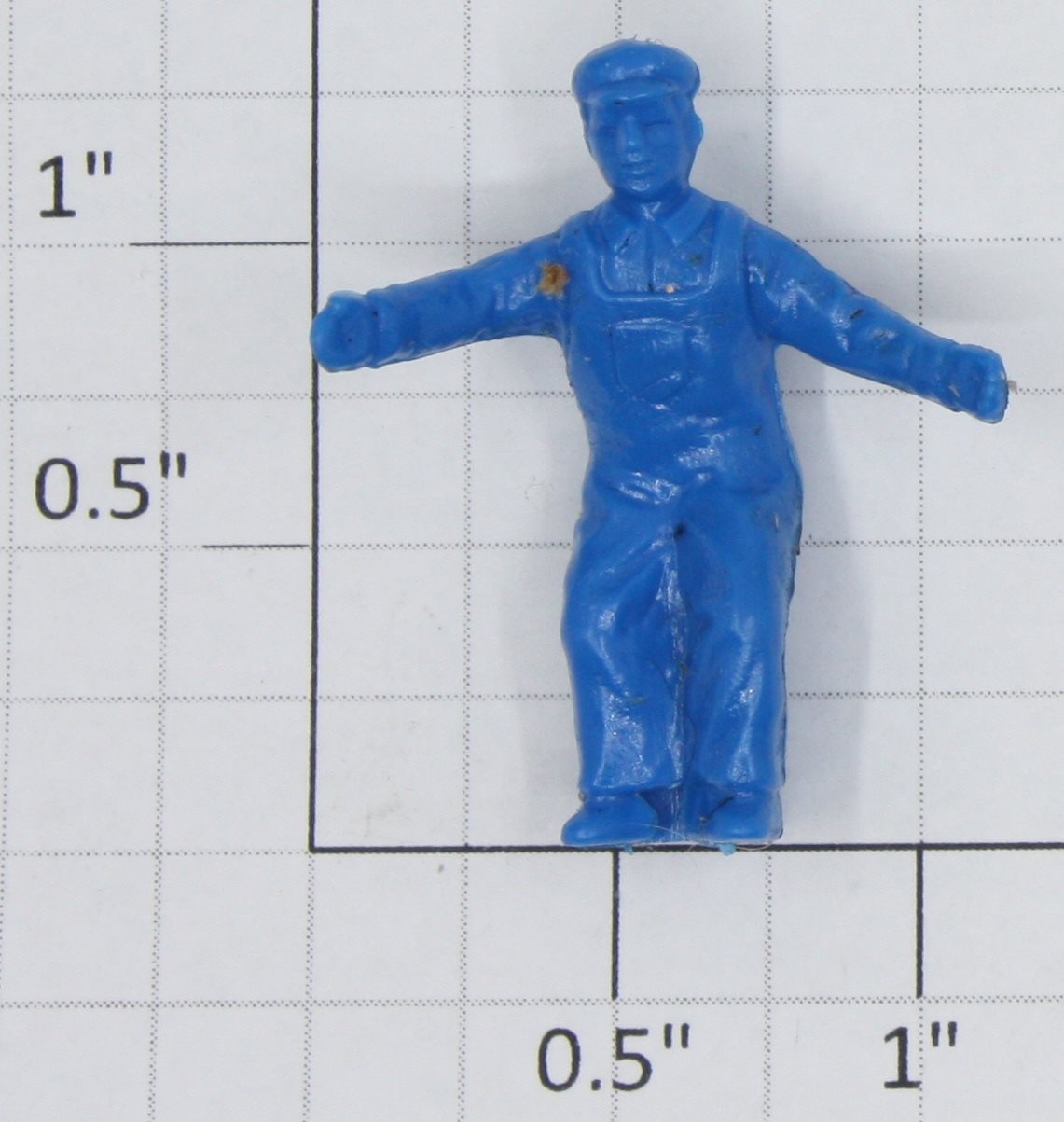 Lionel 3464-17 Blue Unpainted Operating Boxcar Figure with Arms Out