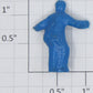 Lionel 3464-17 O Gauge Light Blue Man with Both Arms Out Figure