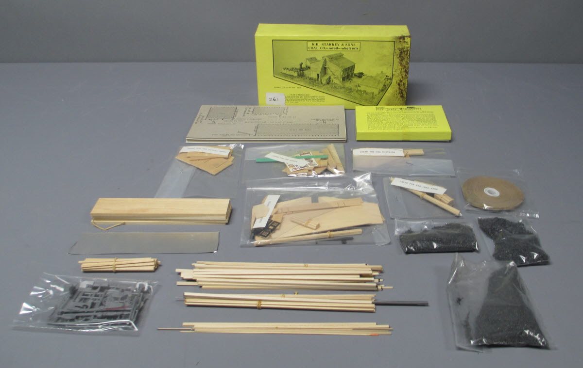 Fine Scale Miniatures 245 HO Scale R.H. Starkey Coal Co. Laser-Cut Building Kit