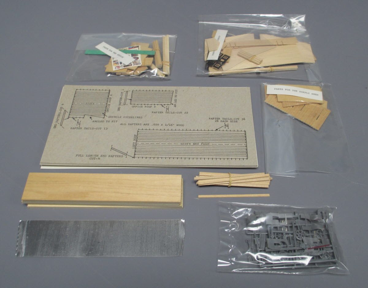 Fine Scale Miniatures 245 HO Scale R.H. Starkey Coal Co. Laser-Cut Building Kit