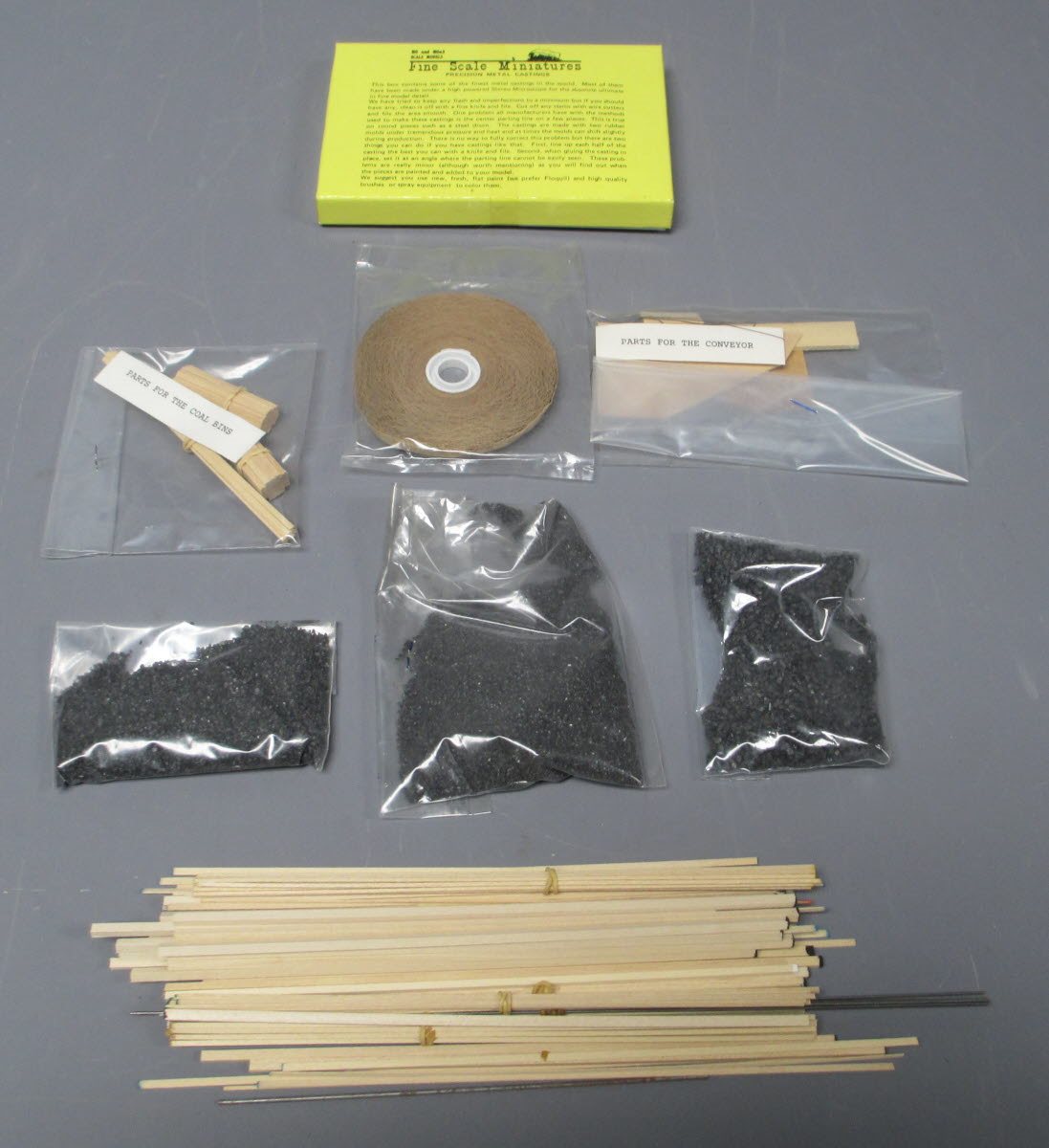 Fine Scale Miniatures 245 HO Scale R.H. Starkey Coal Co. Laser-Cut Building Kit