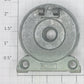 Lionel 261-2 Unpainted Boiler Front with Flag Holders