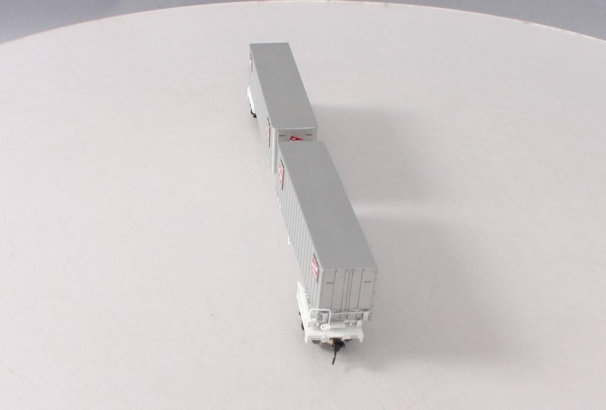 Walthers 932-3922 HO Milwaukee Road Flexi-Van Flatcar W/ Trailer #7025