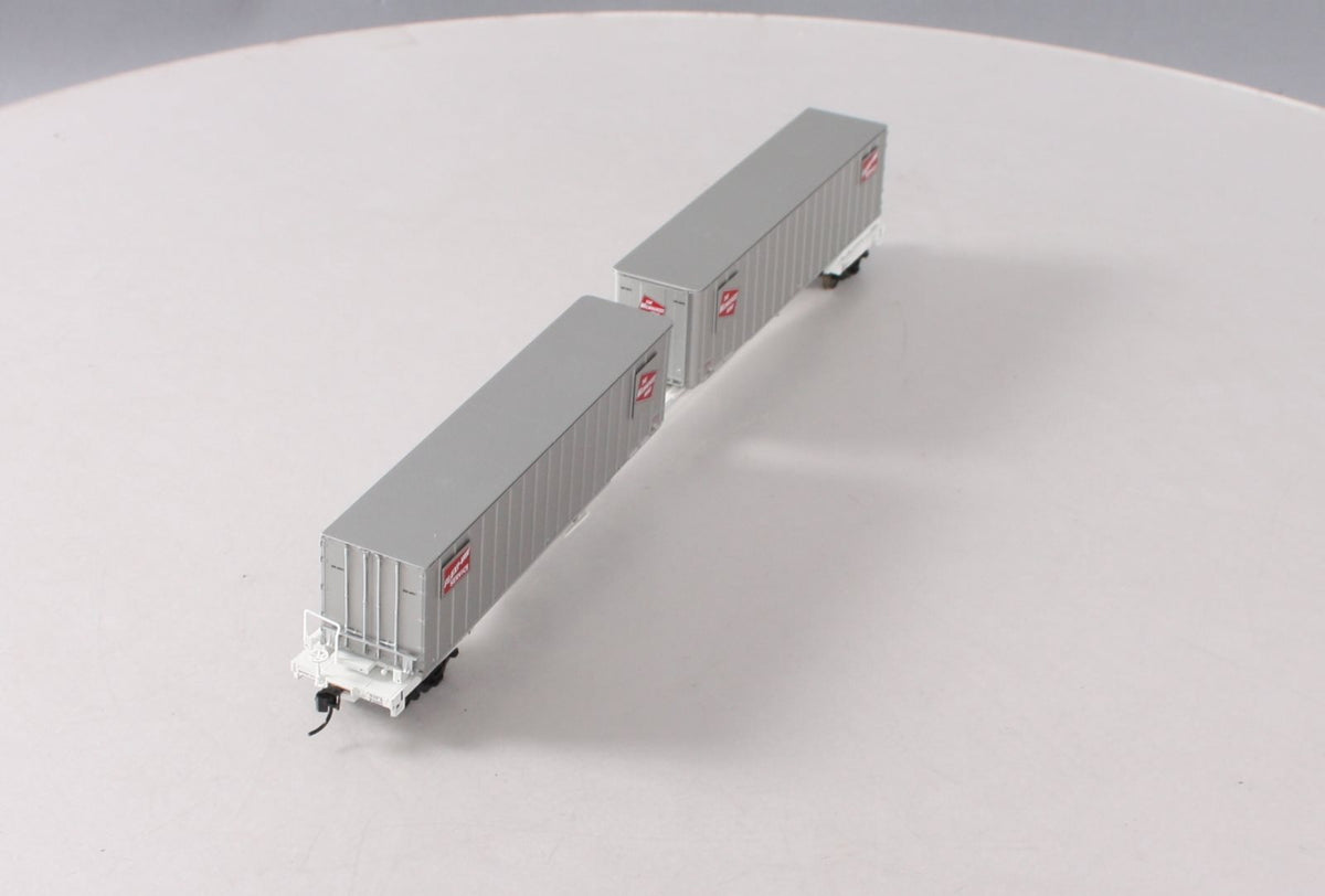 Walthers 932-3922 HO Milwaukee Road Flexi-Van Flatcar W/ Trailer #7025