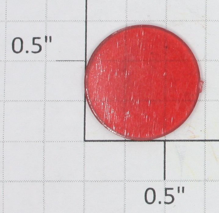 Lionel 1R 3/4" Red Lens