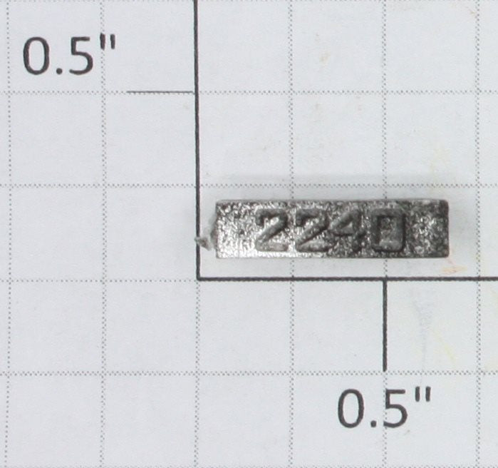 Lionel 2240-10 Left Hand Painted Raised Number Marker Lens/Number Board