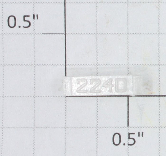 Lionel 2240-11 Left Hand Clear Raised Number Marker Lens/Number Board