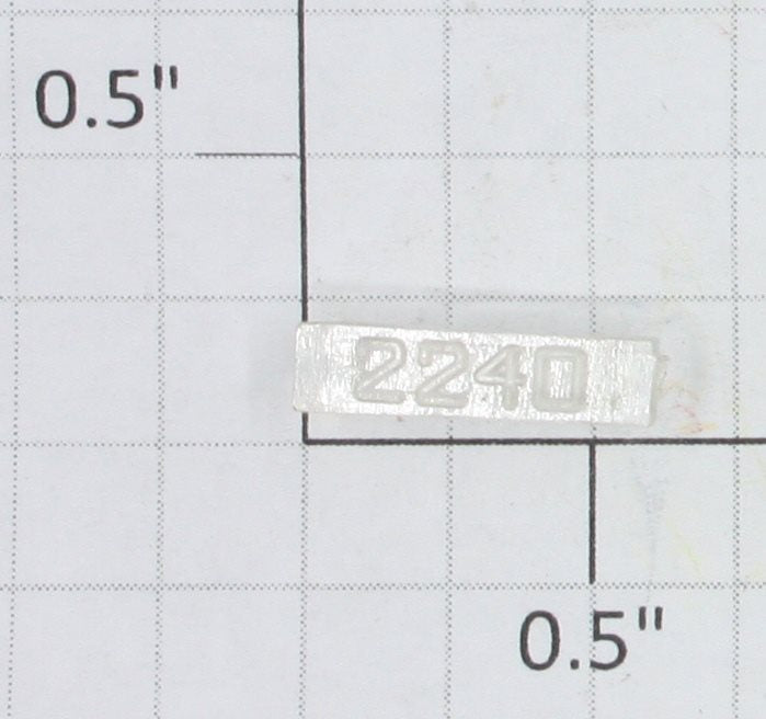 Lionel 2240-6 Right Hand Clear Raised Number Marker Lens/Number Board