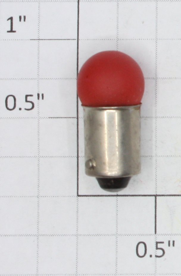 Lionel 1445R 18 Volt Bayonet Base Translucent Red Small Globe Light Bulb