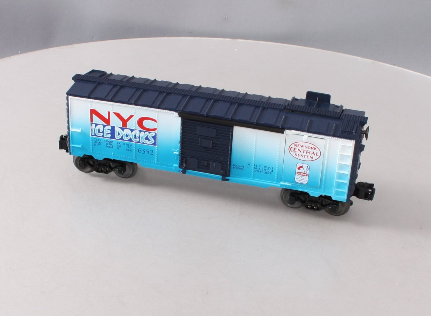 Lionel 6-16767 O Gauge New York Central Ice Docks Operating Ice Car #6352 LN/Box