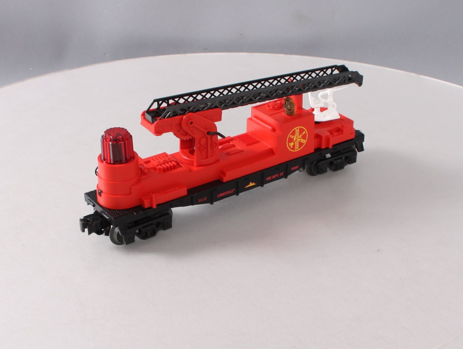 Lionel 6-26991 O Gauge Lionelville Fire Ladder Car #2 LN/Box