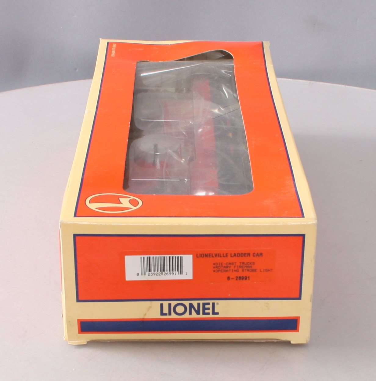 Lionel 6-26991 O Gauge Lionelville Fire Ladder Car #2 LN/Box