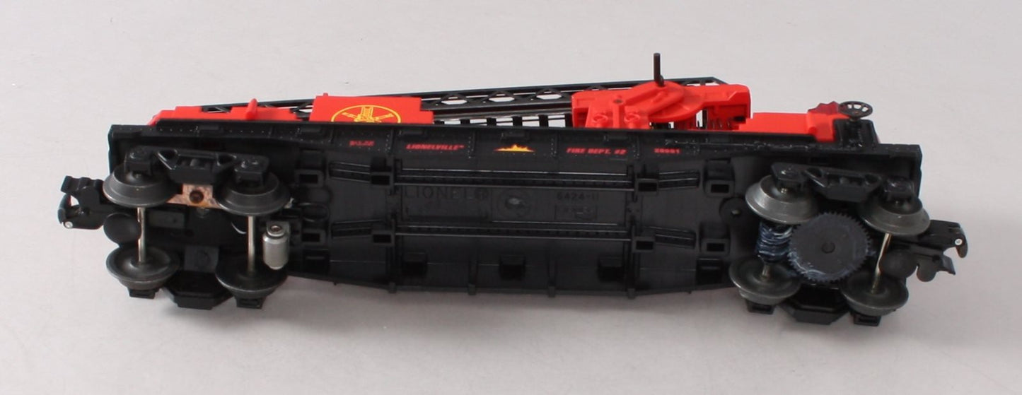 Lionel 6-26991 O Gauge Lionelville Fire Ladder Car #2 LN/Box