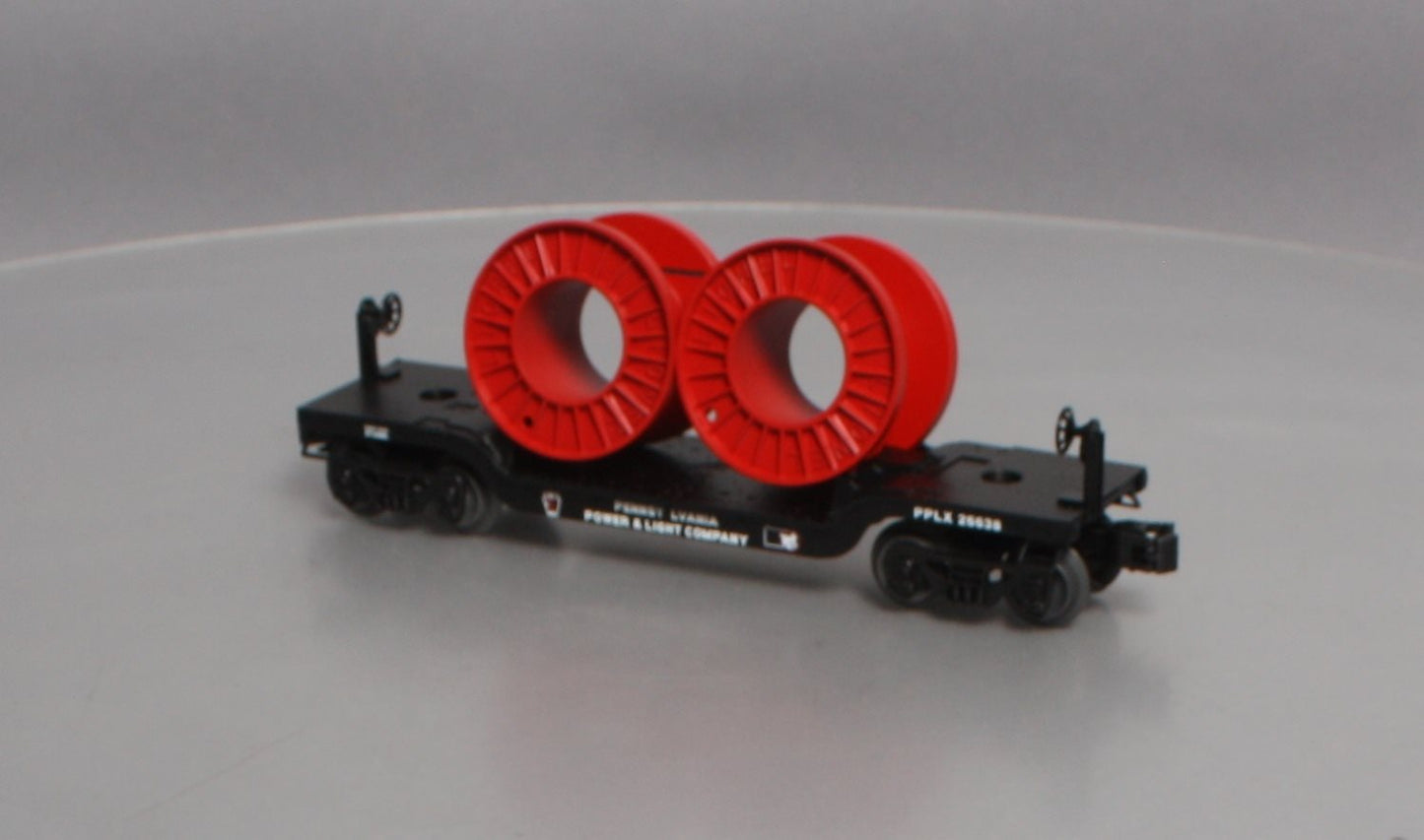 Lionel 6-26638 O Gauge PP&L Flatcar w/Reels