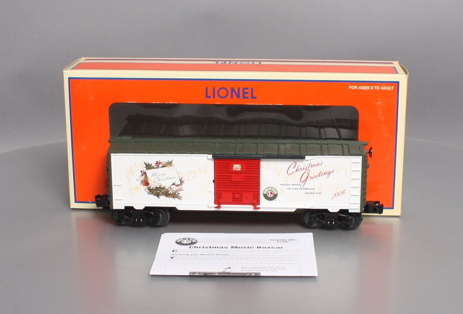 Lionel 6-36881 O Christmas Music Boxcar LN/Box