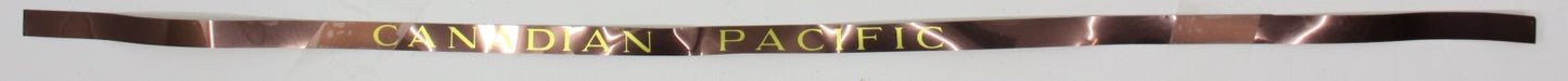 Lionel 2551-9 Right Hand Canadian Pacific Aluminum Car Adhesive Strip
