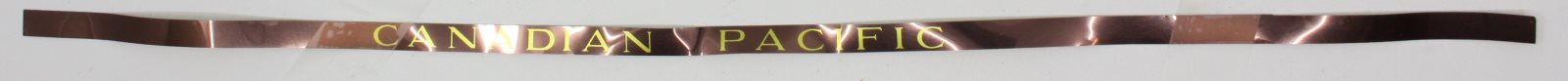 Lionel 2551-9 Right Hand Canadian Pacific Aluminum Car Adhesive Strip