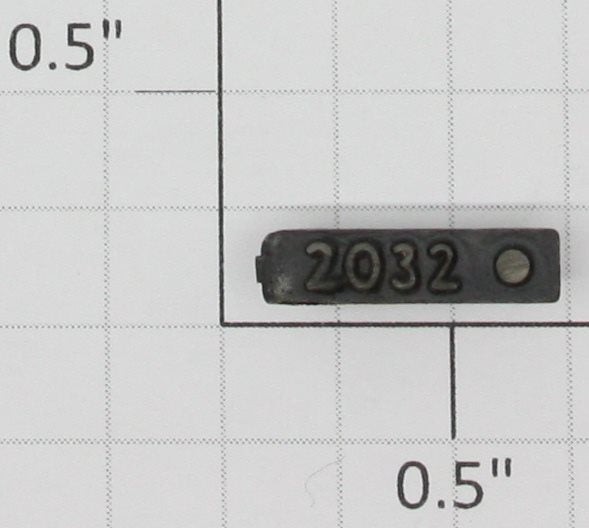 Lionel 2032-11 Painted Left Hand Raised Number Marker Lens/Number Board