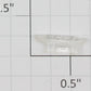 Lionel 2363-6 Right Hand Clear Raised Number Marker Lens/Number Board