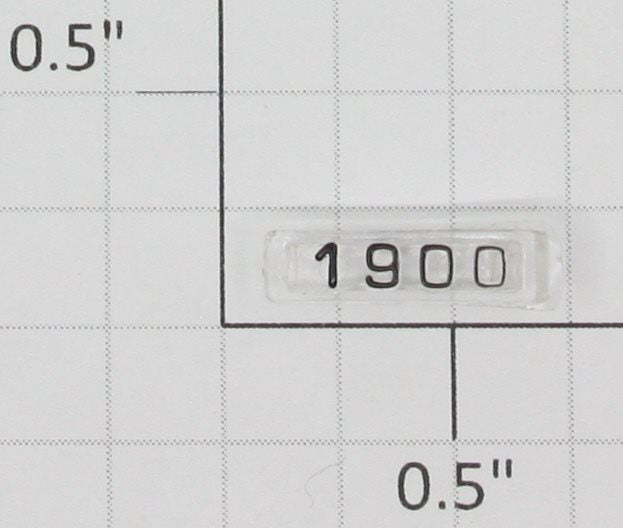Lionel 8151-42 Left Hand Raised Number Marker Lens/Number Board #1900