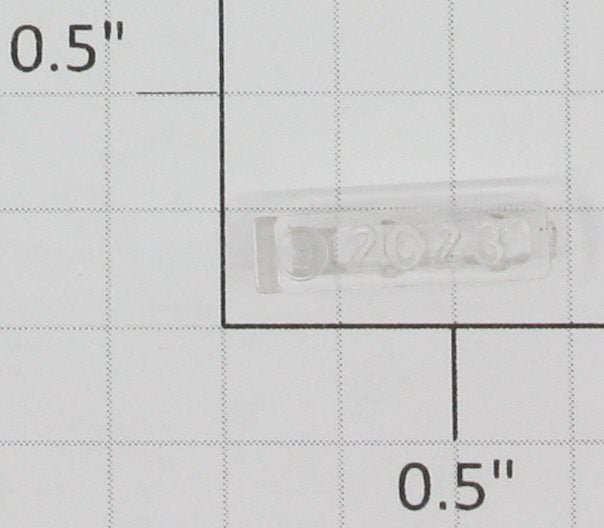 Lionel 2023-6 Left Hand Clear Raised Number Marker Lens/Number board