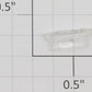 Lionel 2378-10 Left Hand Clear Raised Number Marker Lens/Number Board