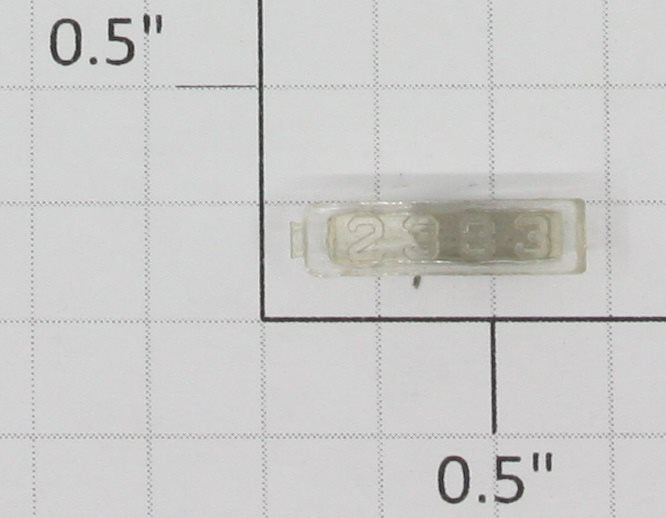 Lionel 2383-10 Left Hand Clear Raised Number Marker Lens/Number Board
