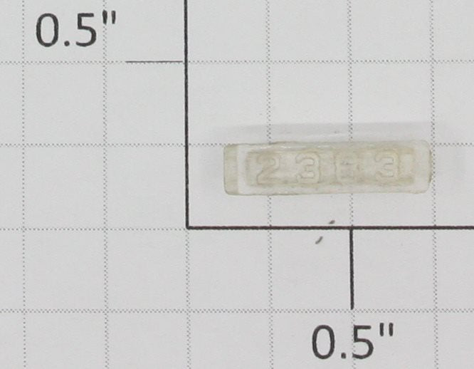 Lionel 2383-6 Right Hand Clear Raised Number Marker Lens/Number Board
