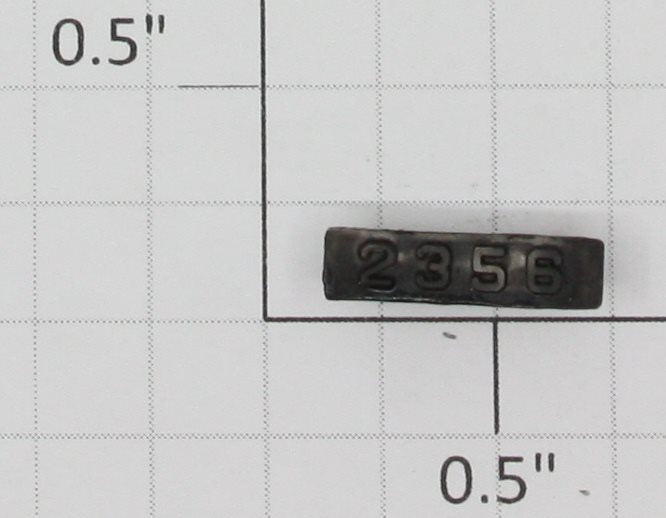 Lionel 2356-10 Left Hand Black Painted Raised Number Marker Lens/Number Board