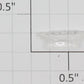 Lionel 2356-6 Left Hand Clear Raised Number Marker Lens/Number Board