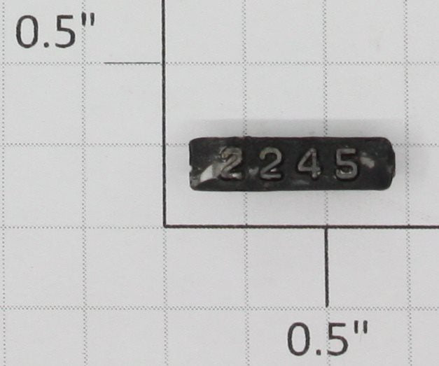 Lionel 2245-8 Right Hand Black Painted Raised Number Marker Lens/Number Board