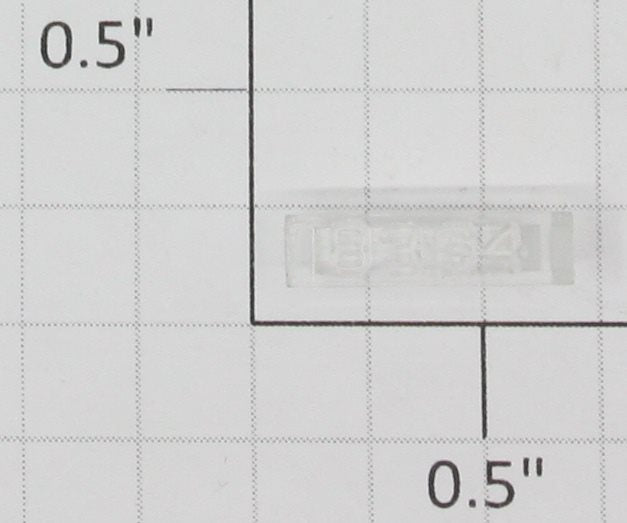Lionel 8364-6 Left Hand Clear Raised Number Marker Lens/Number Board