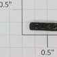 Lionel 2245-10 Left Hand Black Painted Raised Number Marker Lens/Number Board