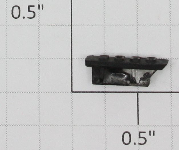 Lionel 2368-6/10 Left Hand Black Painted Raised Number Marker Lens/Number Board