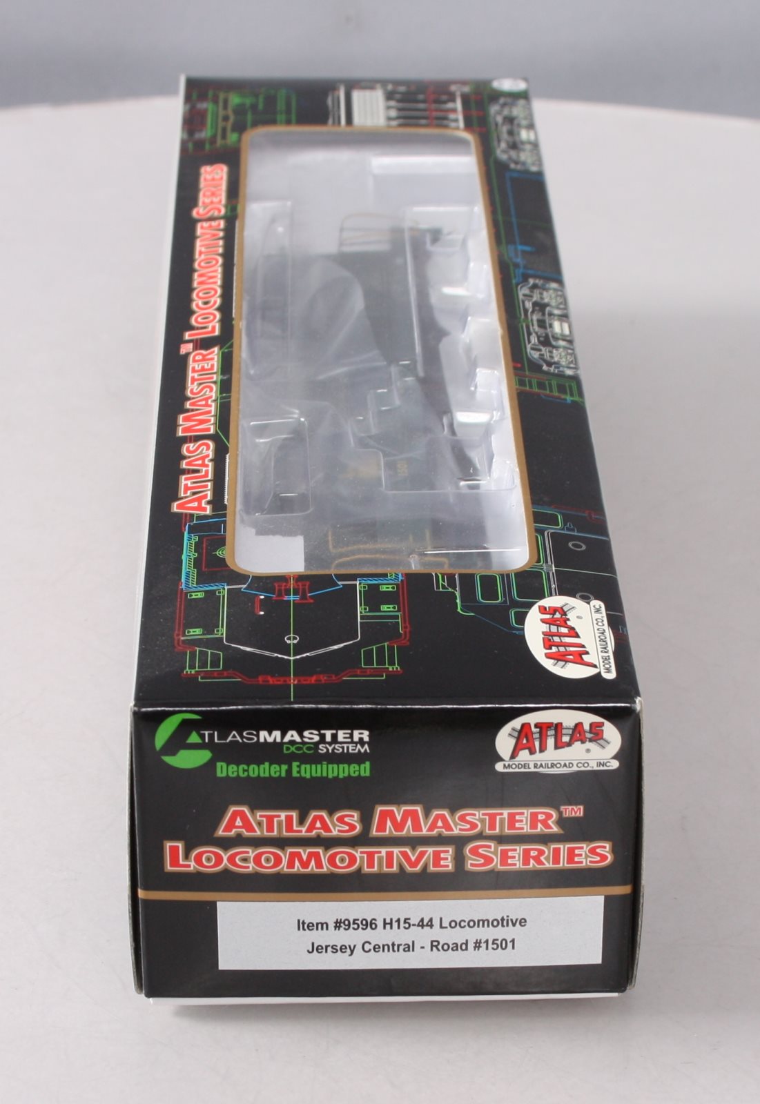 Atlas 9596 HO Scale Jersey Central H15-44 Diesel Locomotive #1501