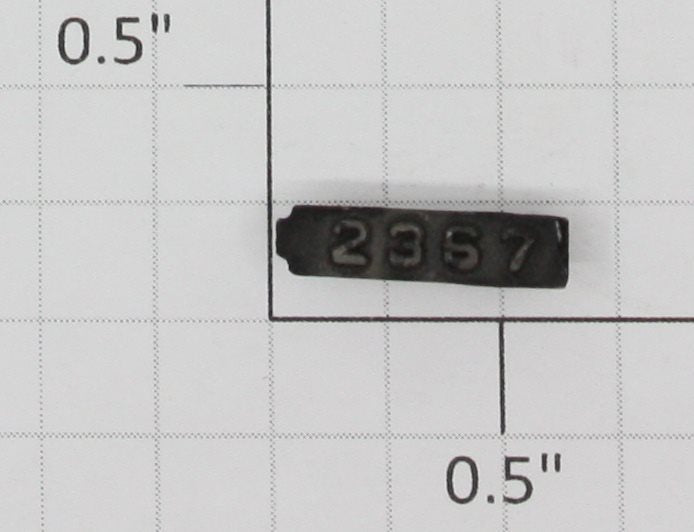 Lionel 2367-6 Left Hand Painted Raised Number Marker Lens/Number Board