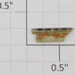 Lionel 2345-10 Left Hand Clear Marker Lens/Number Board with Black Lettering